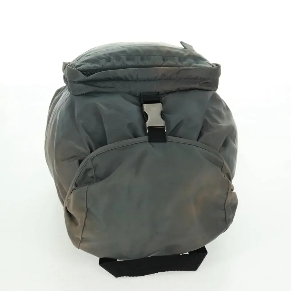 Prada Nylon Backpack Gray